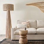 Boho Raffia Floor Lamp - Home and Soul