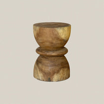Boho Wooden Side Table Lea