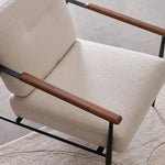 Detailed look at Brussels Armchair Off-White - Home and Soul