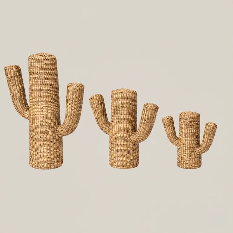 Cactus Rattan Decor - Home and Soul