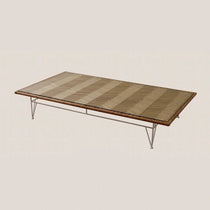 Rattan Coffee Table with White Legs Cali - Home and Soul