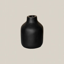 Carol Ceramic Vase Black XS - Home and Soul