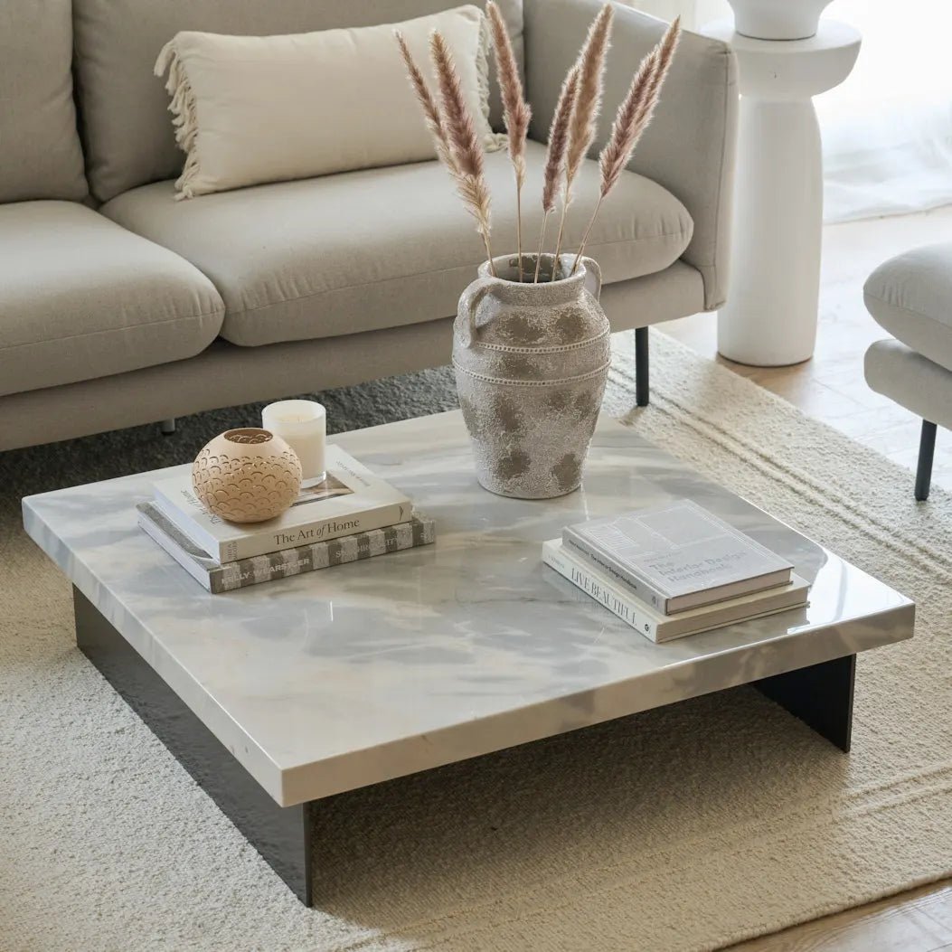Stephanie Italian Marble Coffee Table - Home and Soul Dubai