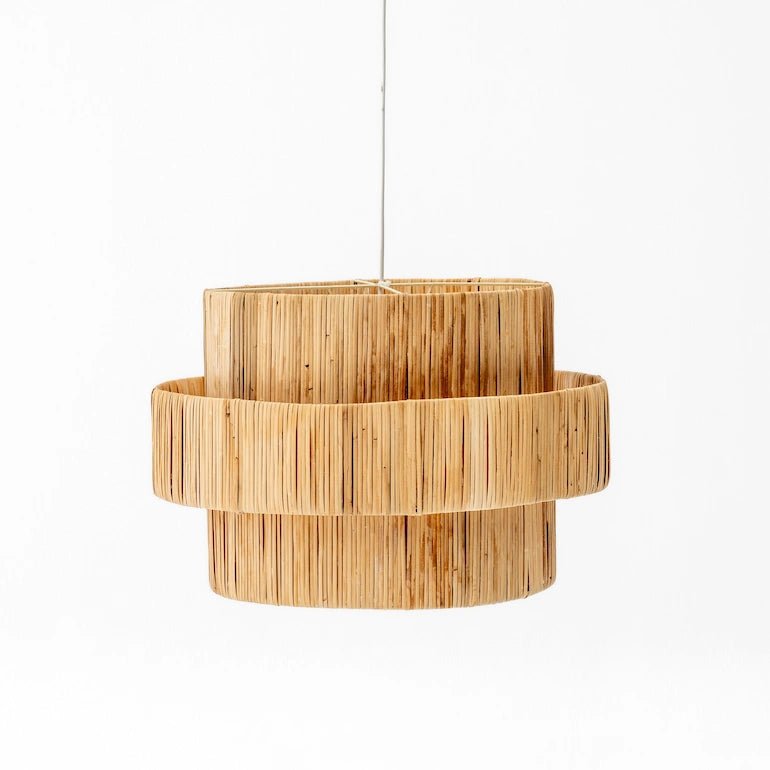Caroline Rattan Pendant Light - Home and Soul
