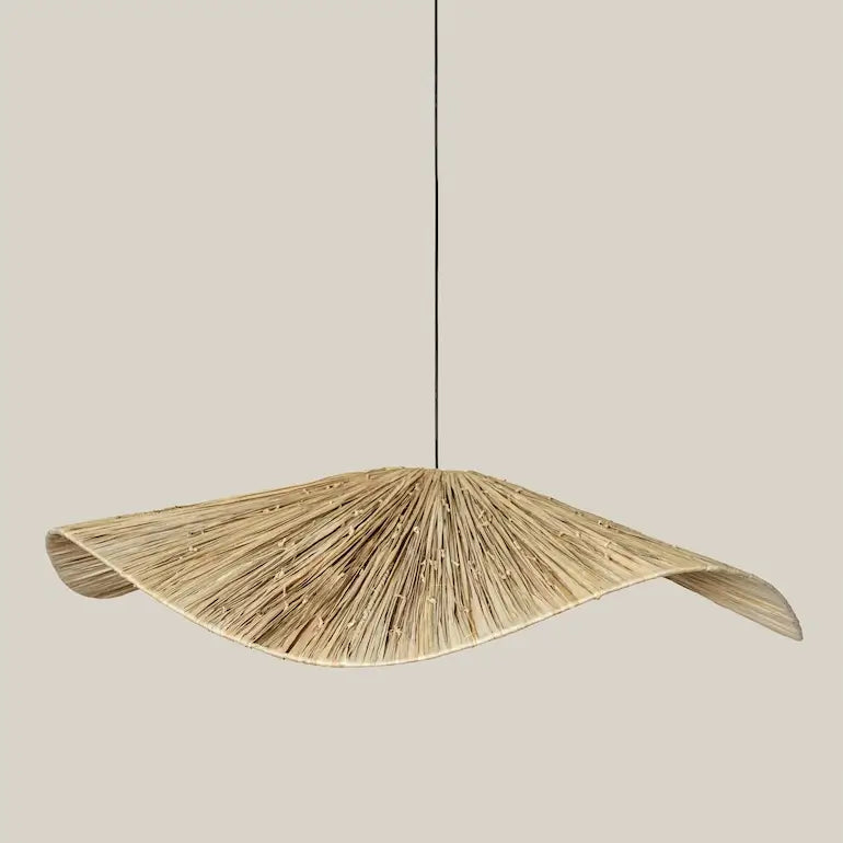 Catalina Natural Raffia Pendant Light