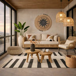 Celestine rattan wall decor 80 cm with natural woven texture - Home and Soul