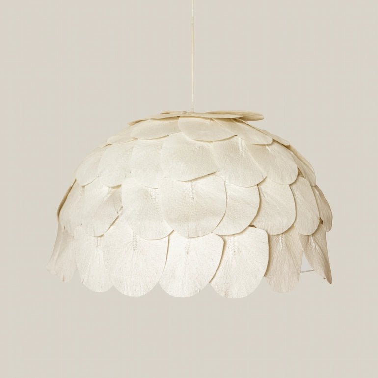 Clemence White Macrame Pendant Light - Home and Soul