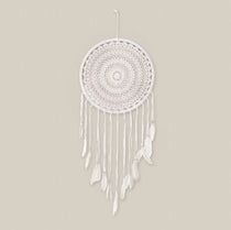 Dream Catcher Wall Hanging White - Home and Soul