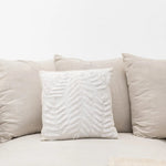 Elara White Cushion - Home and Soul