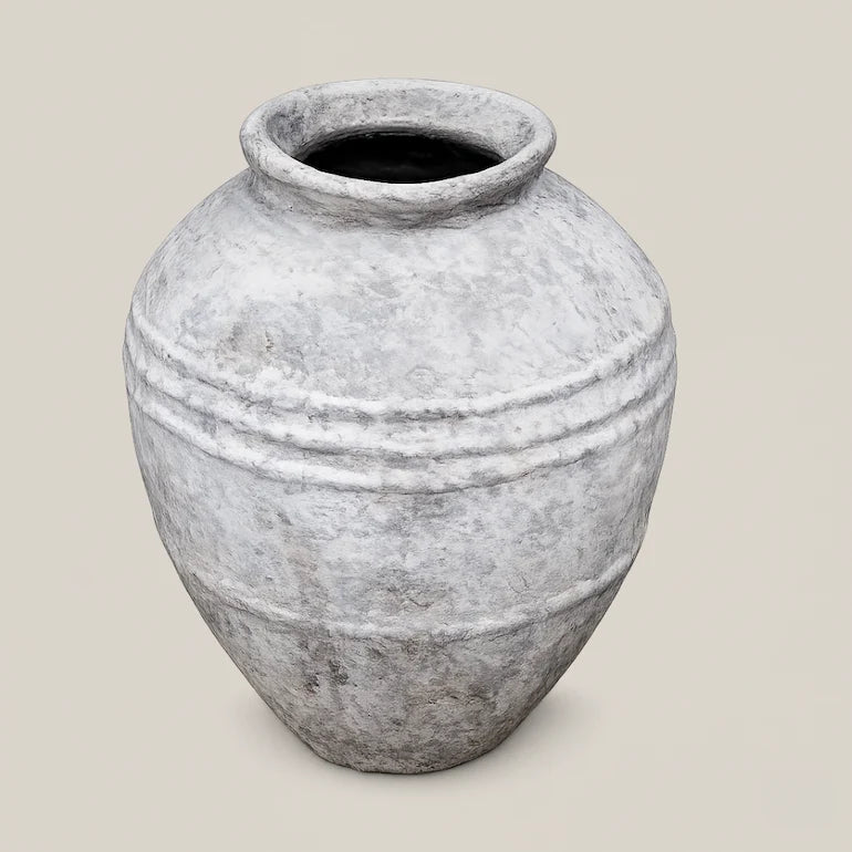 Enya Ceramic Textured Vase - Home and Soul