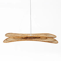 Gabriella Rattan Hanging Light Large - Home and Soul