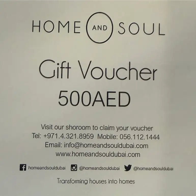 Gift Voucher 500AED - Home and Soul