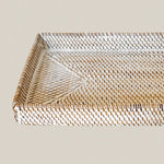 Rectangular Rattan Tray
