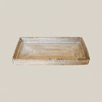 Hand Woven Rectangular Rattan Tray