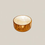 Handcrafted Wooden Plate with Capiz Shell