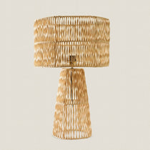 Handmade Boho Rattan Table Lamp - Home and Soul