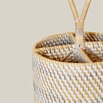 Handwoven Rattan Utensil Holder