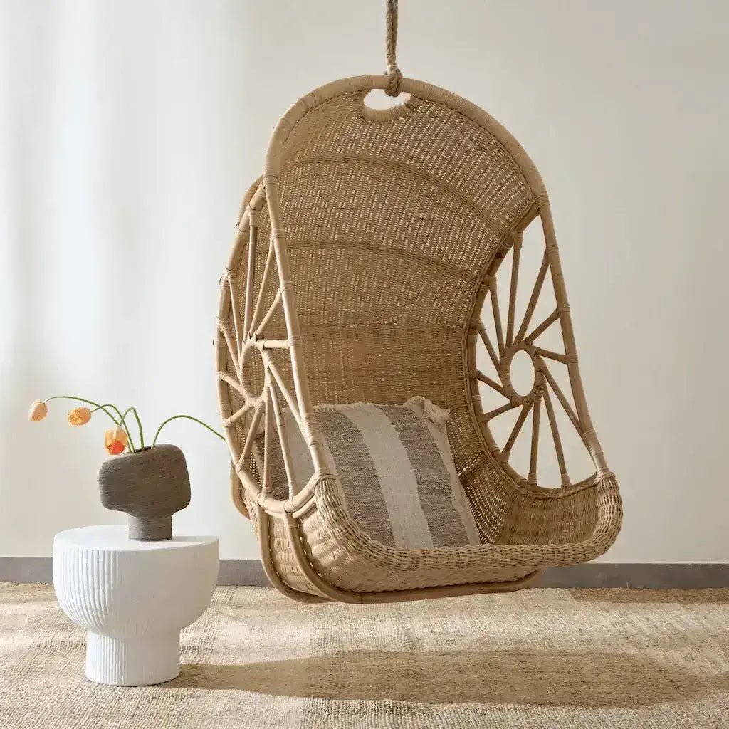 Hanging Rattan Chair Natural New