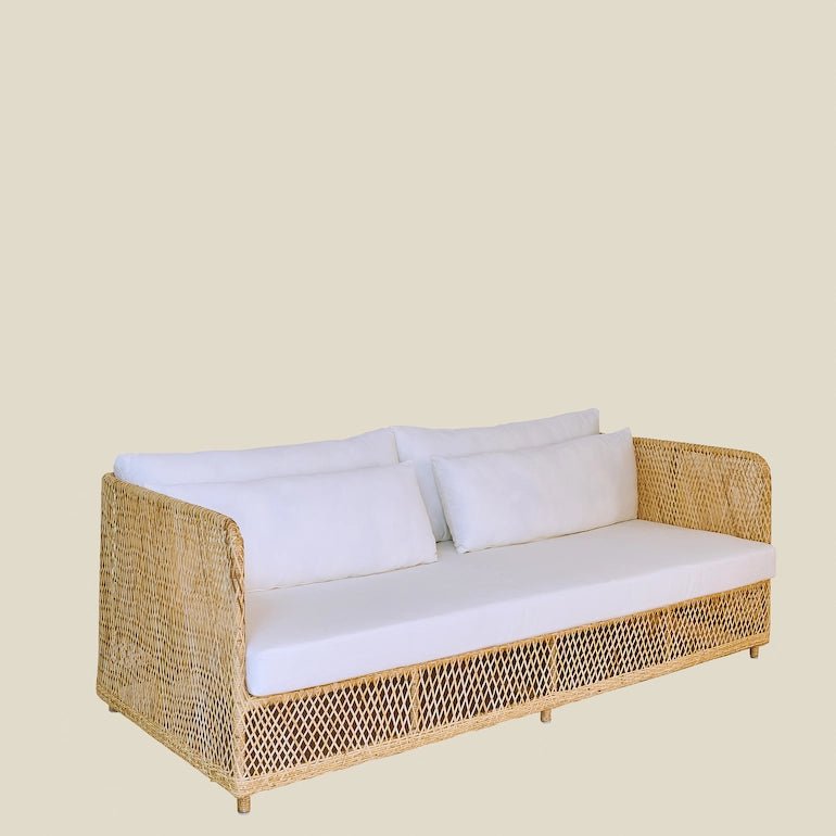 Isabella Rattan 2 Seater Sofa