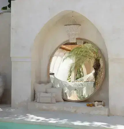 Mirror creates illusion of spacious interiors