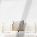 Linen Cushion With Palm Embroidery 2 - Home and Soul