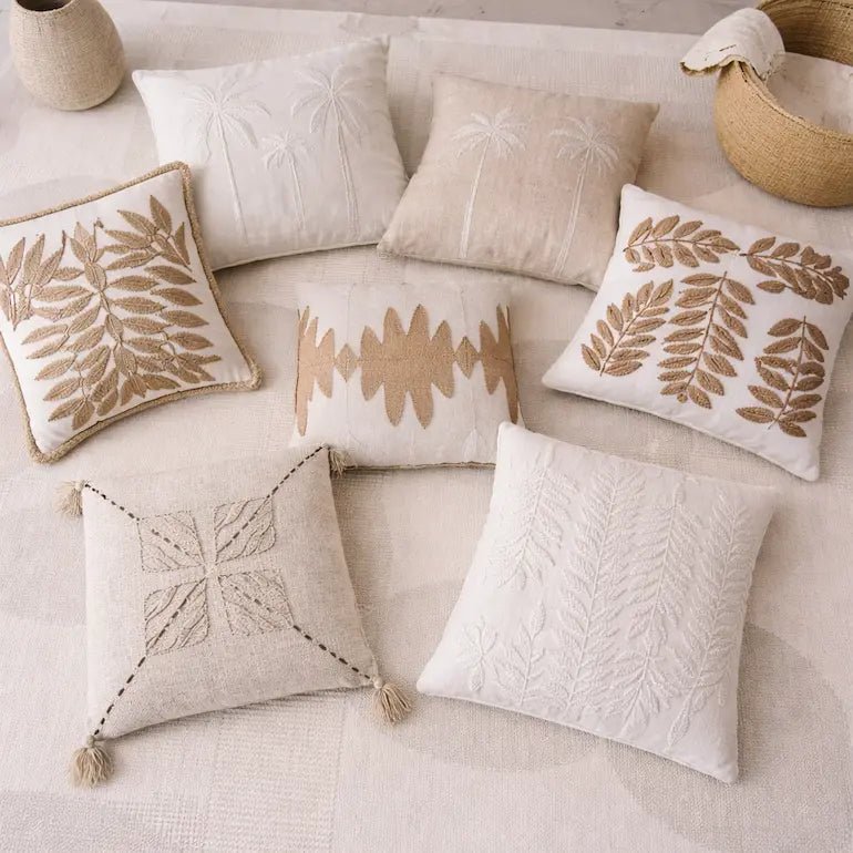 Lorelei cushion in neutral tone - Home and Soul