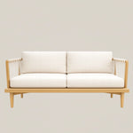 Teak Lounge 2 Seater Macrame - Home and Soul