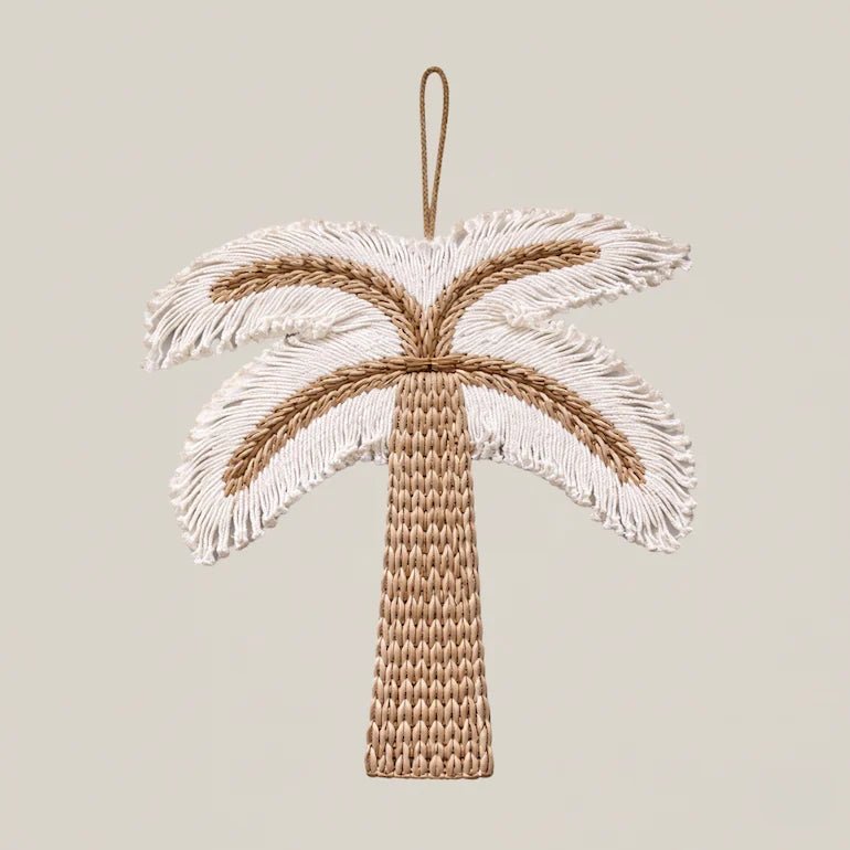 Macrame and Shell Palm Wall Hanging - Home and Soul