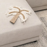 Macrame and Shell Palm Wall - Home and Soul