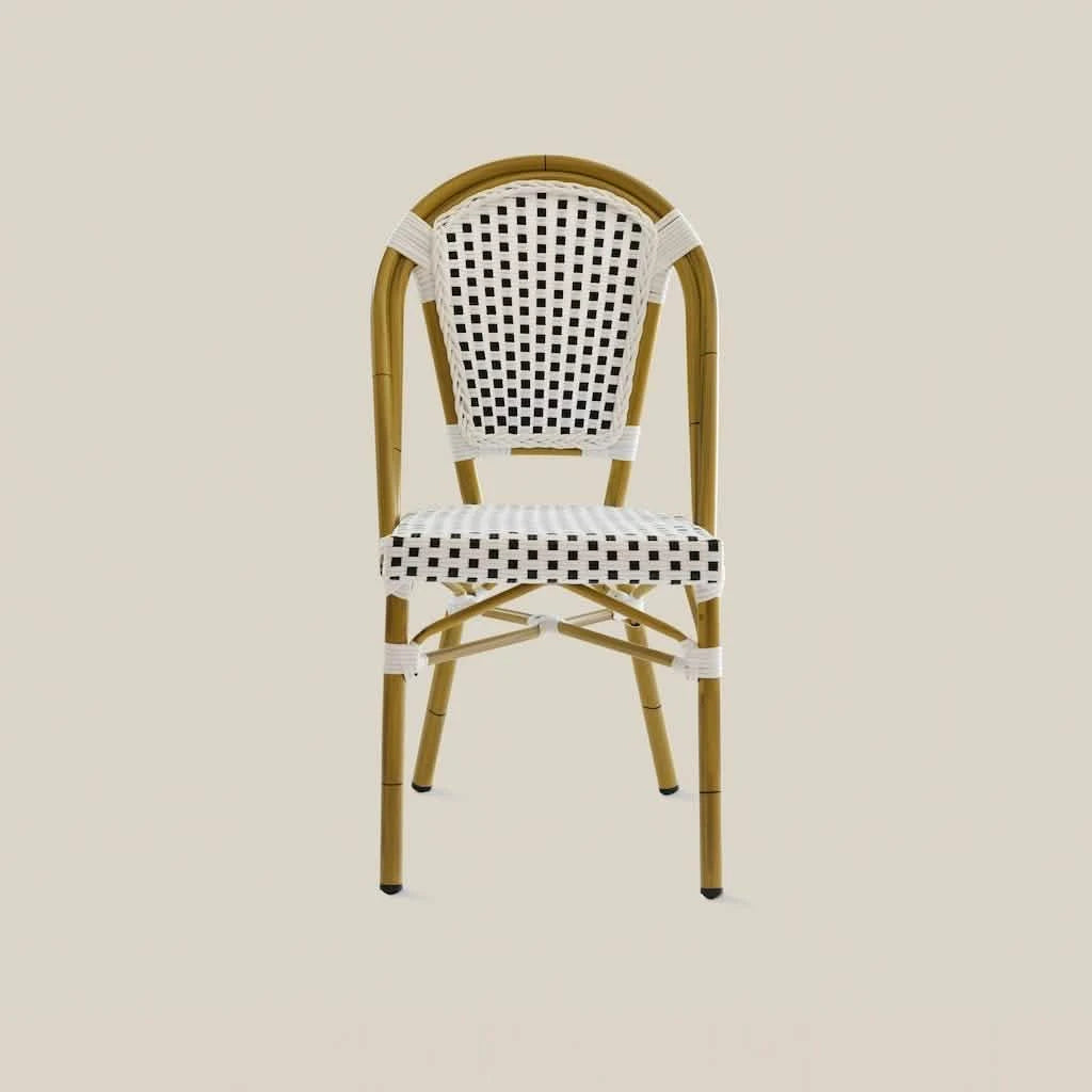 Madalena Black and White Chair