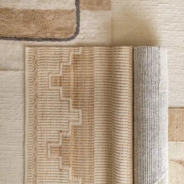 Marcel eco-friendly rug in neutral tones - Home and Soul