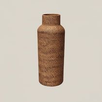 Margot Natural Rattan Vase Large - Home and Soul