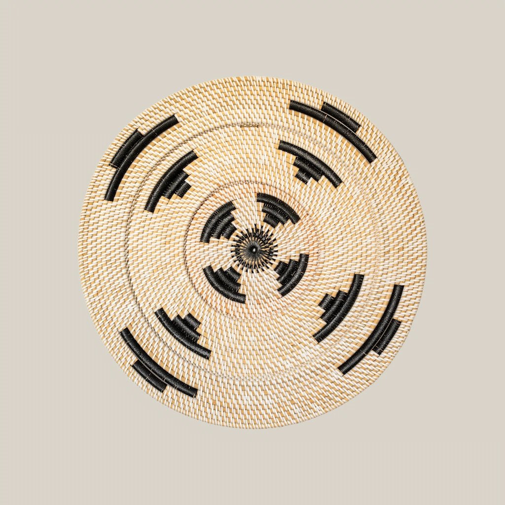 Maria Rattan Round Wall Decor Large
