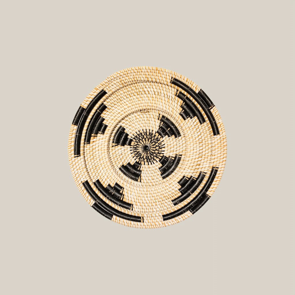 Maria Rattan Round Wall Decor Small