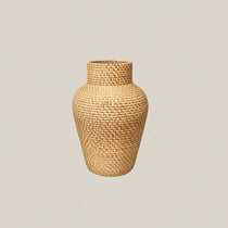 Mila Natural Rattan Vase - Home and Soul