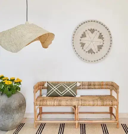 Rattan Bench for modern Homes