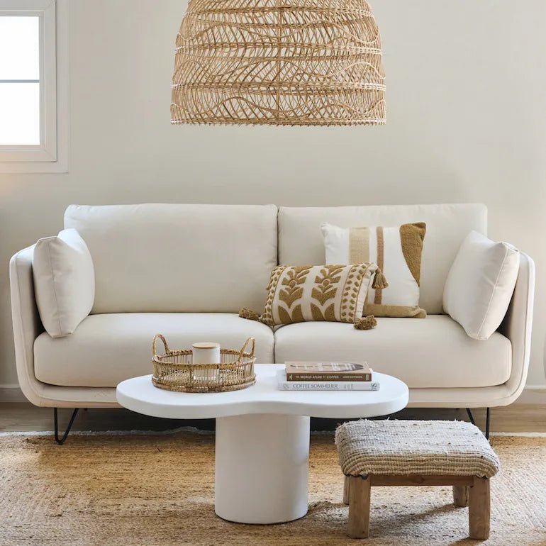 Munich Cotton Linen Two Seater Sofa