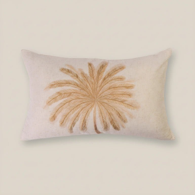 Natural Palm Breeze Cushion - Home and Soul