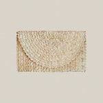 Natural Rattan Clutch