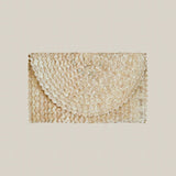 Natural Rattan Clutch