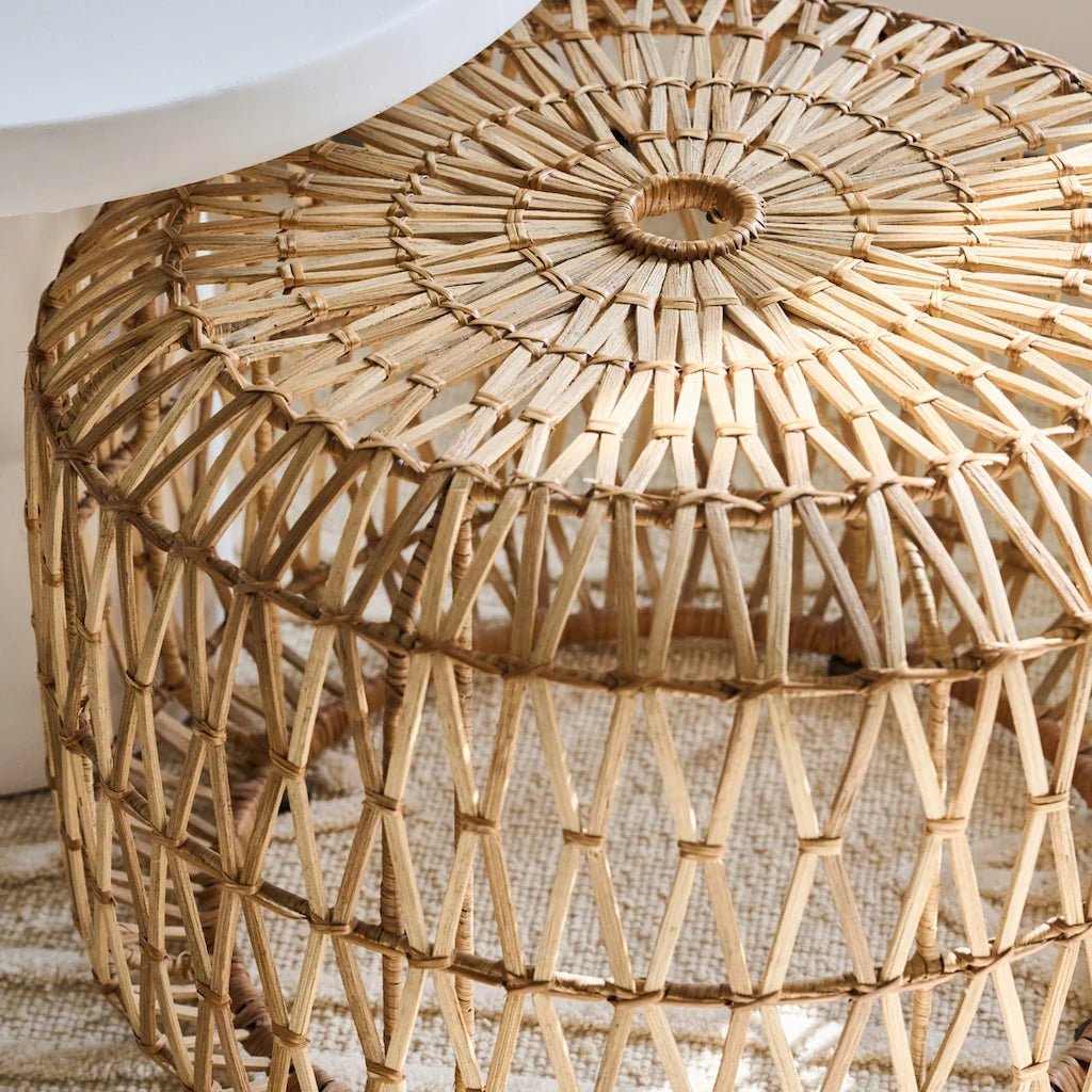 Natural Rattan Table