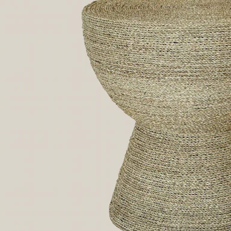 Rope Accent Table Round Handwoven - Home and Soul