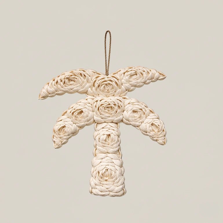 Natural Shell Palm Wall Hanging - Home and Soul