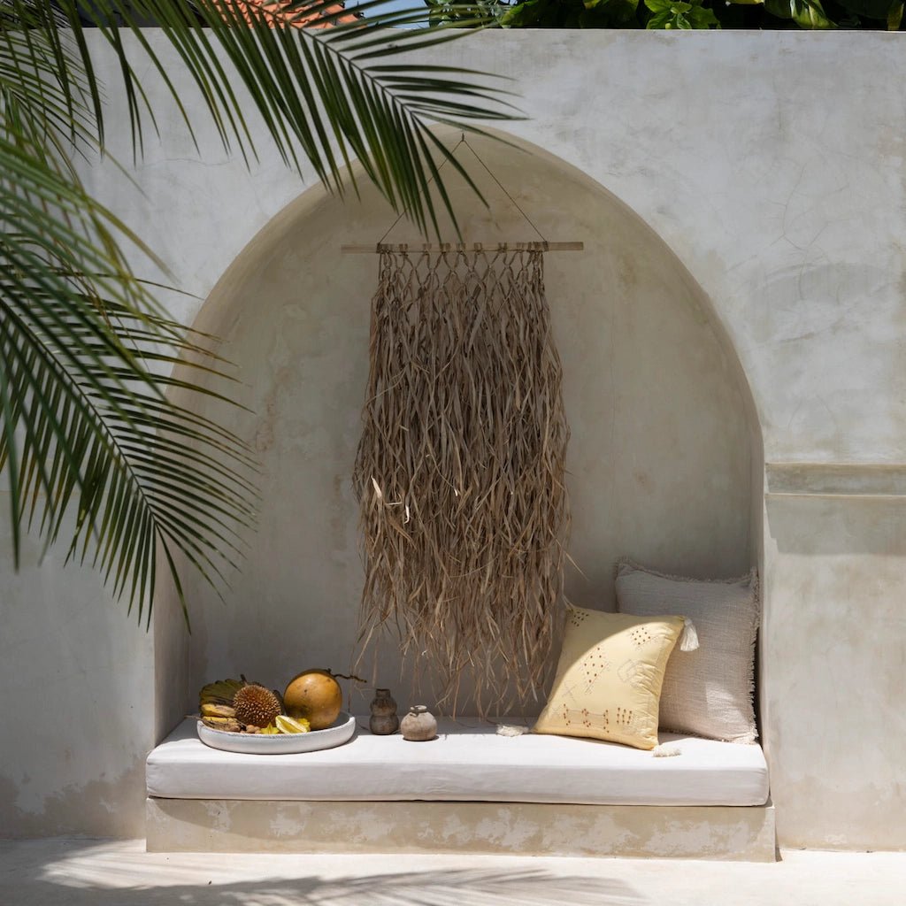 Natural Raffia Wall Hanging Decor - Home and Soul Dubai