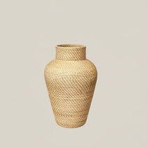 Nora Natural Rattan Vase - Home and Soul