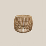 Olivia Rattan Side Table Natural