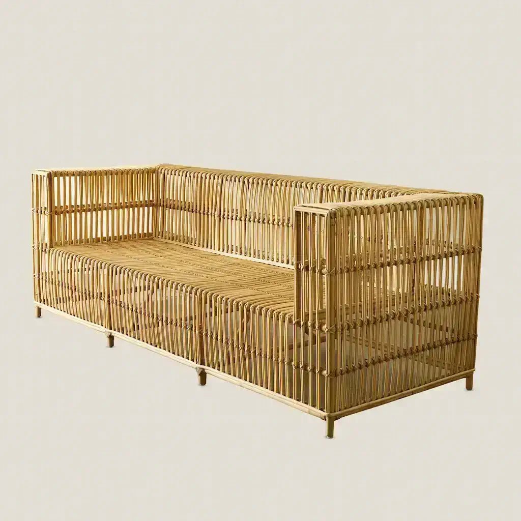 3 Seater Rattan Sofa