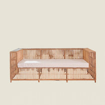 Outdoor Sustainable 3 Seater Rattan Sofa - Home and Soul