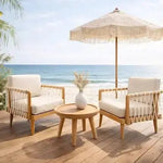 Outdoor chairs dubai beach terrace lounge set