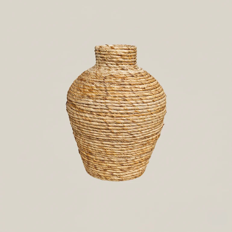 Palma Natural Woven Vase - Home and Soul